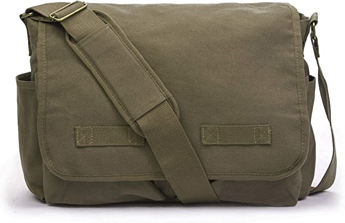 Sweetbriar Classic Messenger Bag - Vintage Canvas Shoulder Bag for All-Purpose Use