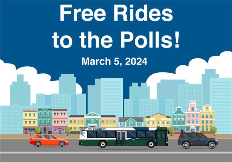 Free DCTA Rides To The Polls For Texas Primary Election Day - Denton ...